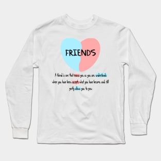 LOVE FRIENDSHIP Long Sleeve T-Shirt